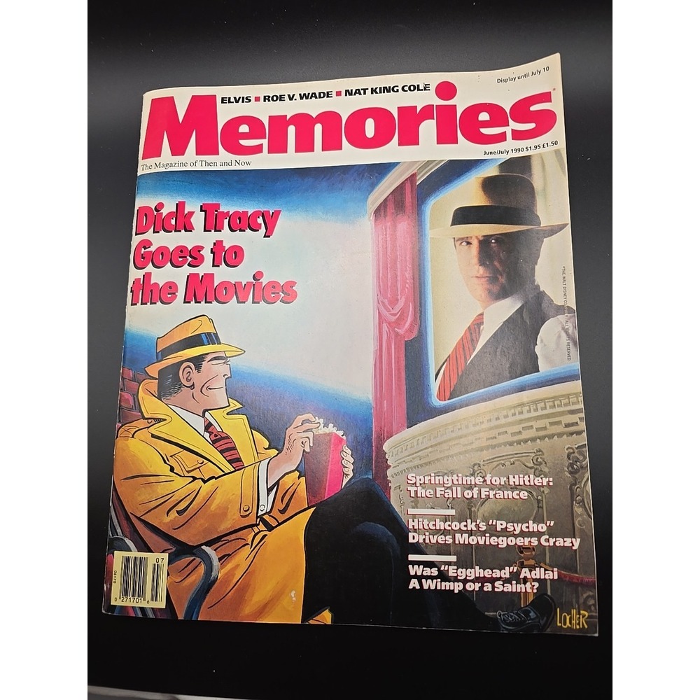 Memories Magazine‎ June/July 1990-Dick Tracy/Warren Beatty Cover